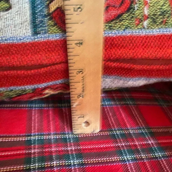 Vintage Santa Claus Christmas Tapestry Pillow 18x18 Inch Feather Fill Festive - Picture 11 of 16